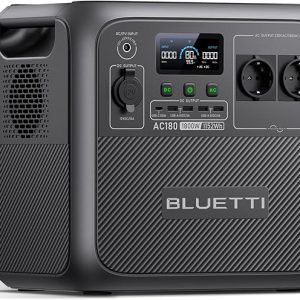 Bluetti AC180, generador eléctrico solar, energía limpia