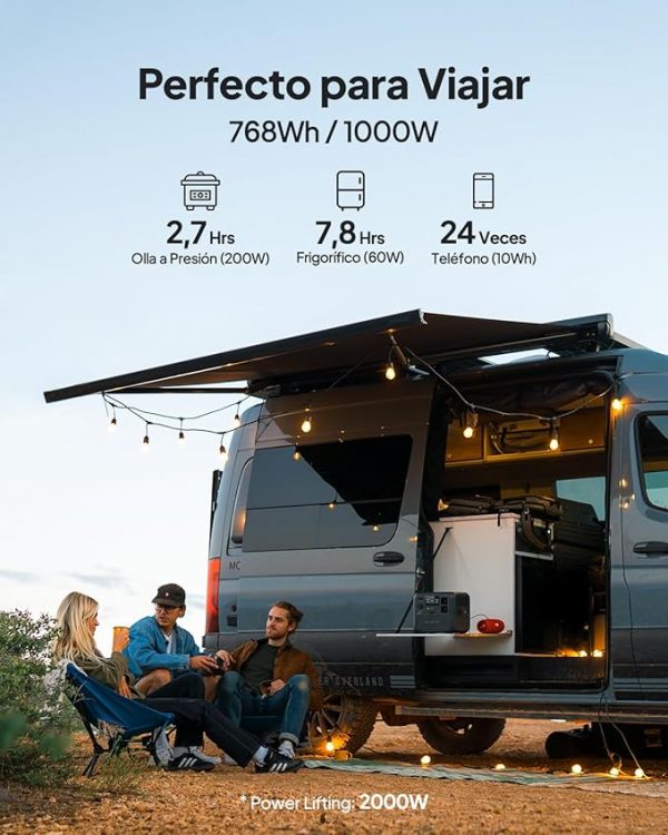 Bluetti AC70 generador solar, energía limpia