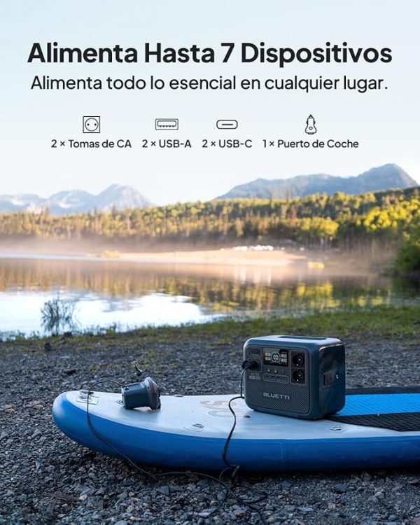 Bluetti AC70 generador solar, energía limpia