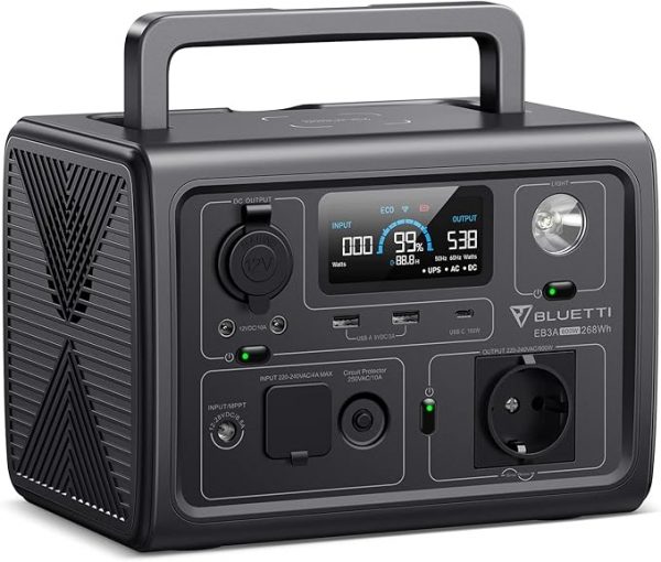 Bluetti EB3A - Generador eléctrico energía limpia