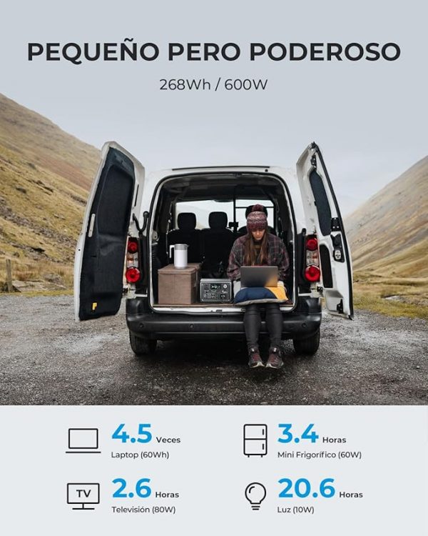 Bluetti EB3A - Generador eléctrico energía limpia