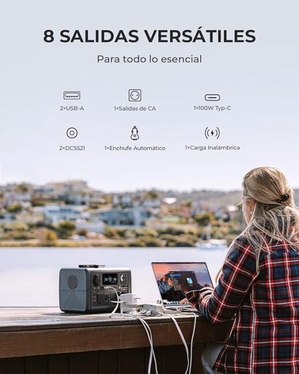 Bluetti EB3A - Generador eléctrico energía limpia