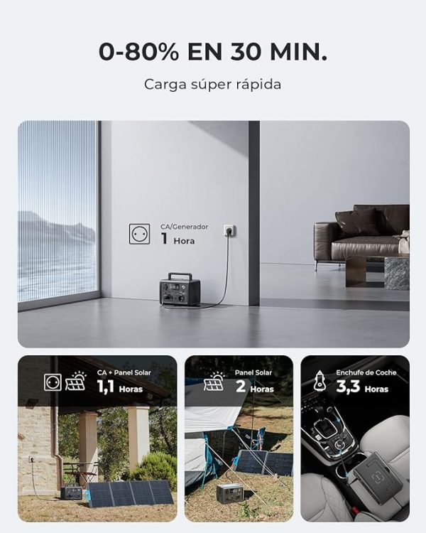 Bluetti EB3A - Generador eléctrico energía limpia