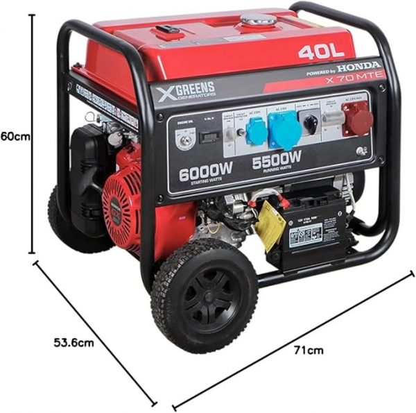 Generador de corriente profesional XGREENS X 70 MTE