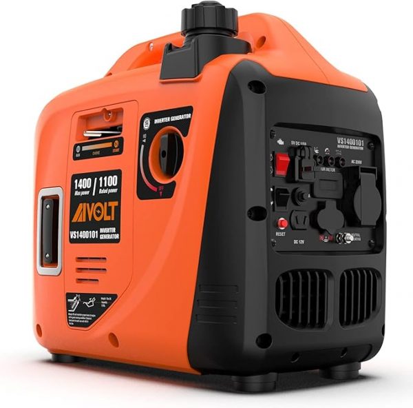 Aivolt 1400W: grupo electrógeno portátil, inverter y silencioso.