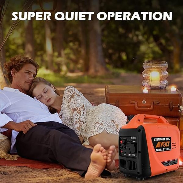 Aivolt 1400W: grupo electrógeno portátil, inverter y silencioso.