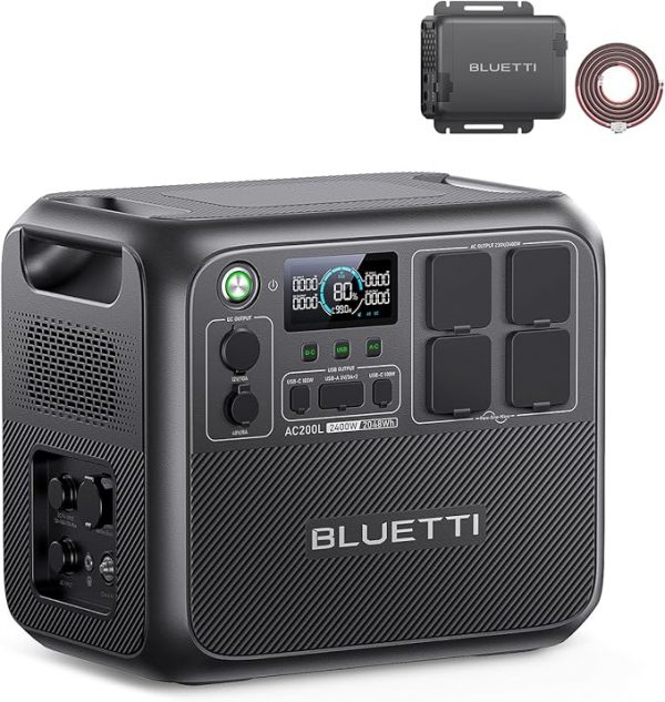 Grupo electrógeno solar Bluetti AC200L, alta potencia profesional