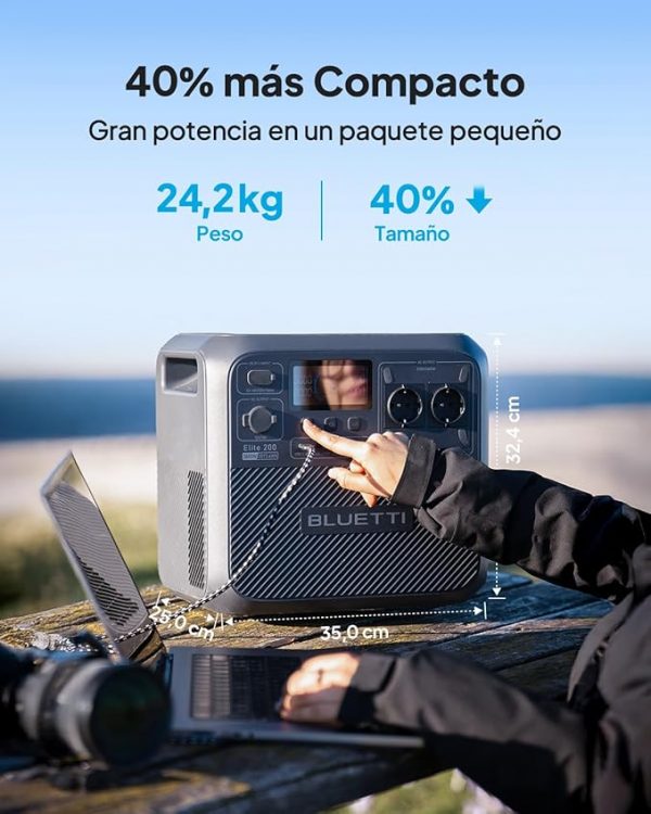 Grupo electrógeno solar Bluetti Elite 200 V2