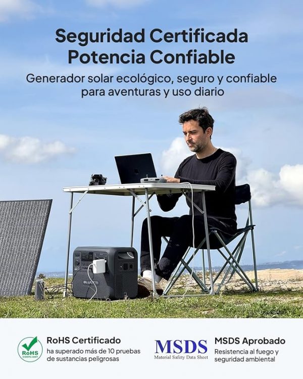 Grupo electrógeno solar Bluetti Elite 200 V2