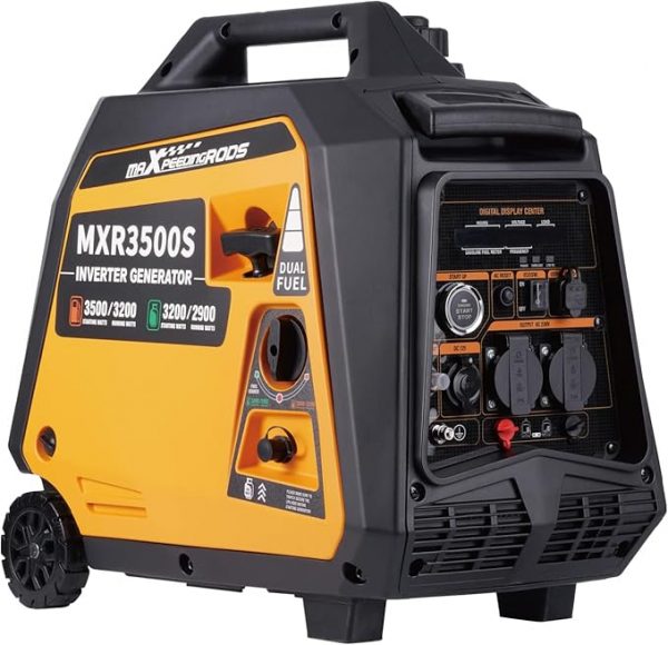 maXpeedingrods 3500W, generador con sistema de combustible dual