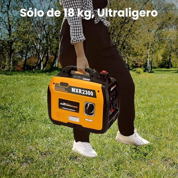 Grupo electrógeno maXpeedingrods 2300W, portátil y silencioso
