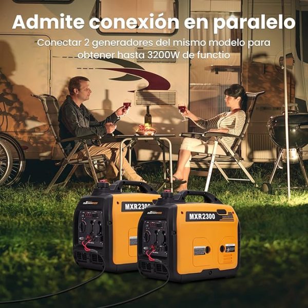 Grupo electrógeno maXpeedingrods 2300W, portátil y silencioso
