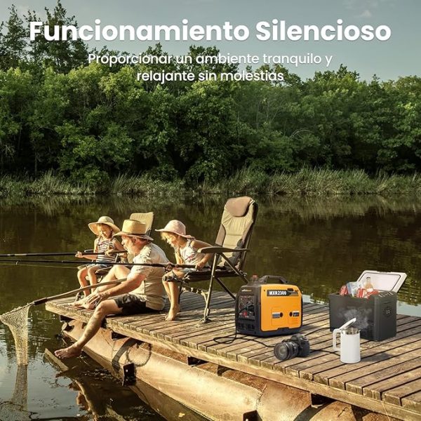 Grupo electrógeno maXpeedingrods 2300W, portátil y silencioso