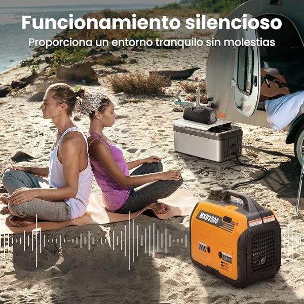 maXpeedingrods 3300W, grupo electrógeno inverter, portátil y potente
